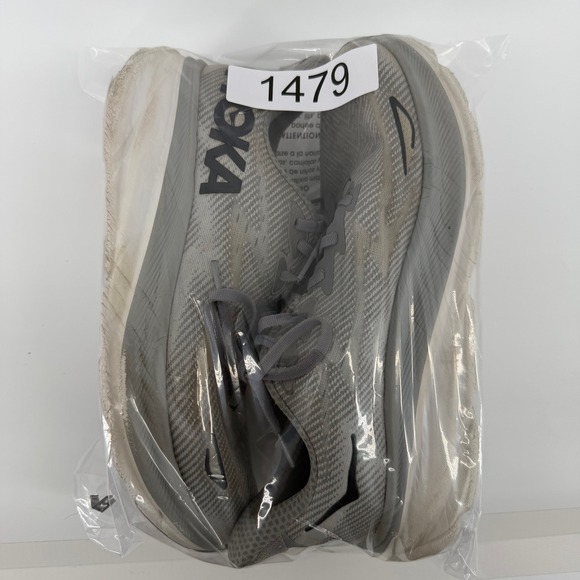 Hoka One One Clifton 9 Mens Running Shoes Grey Size 9.5D Athletic Sneakers Hike - Picture 13 of 13